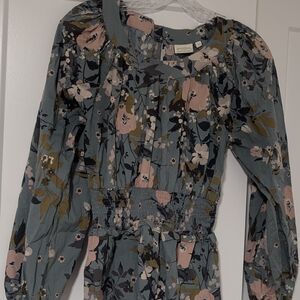 Floral Long Sleeve Top